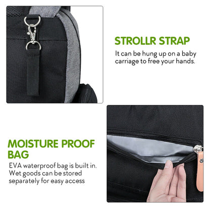 Multi Function Nappy Bag Backpack for Moms & Dads