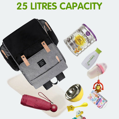 Multi Function Nappy Bag Backpack for Moms & Dads