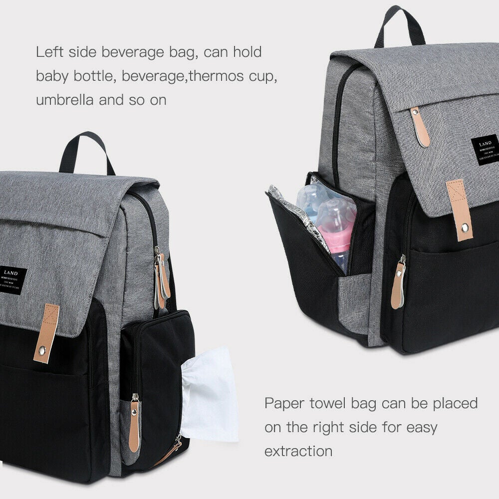 Multi Function Nappy Bag Backpack for Moms & Dads